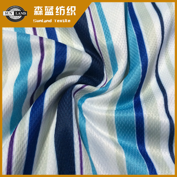 哈密印花涤锦冷感鸟眼布 Printed poly nylon coolness birdeye