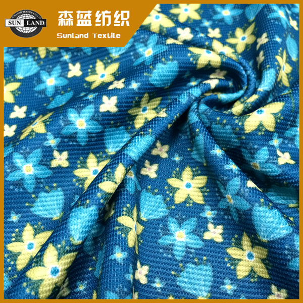 塔城印花楼梯布 Printing spandex ottoman fabric