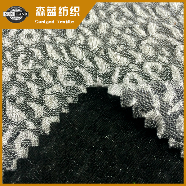 大庆提花涤氨圈肚布 Yarn dyed spandex jacquard