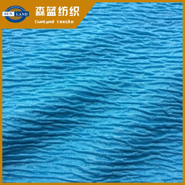 西宁小提花横条泡泡布 Jacquard interlock