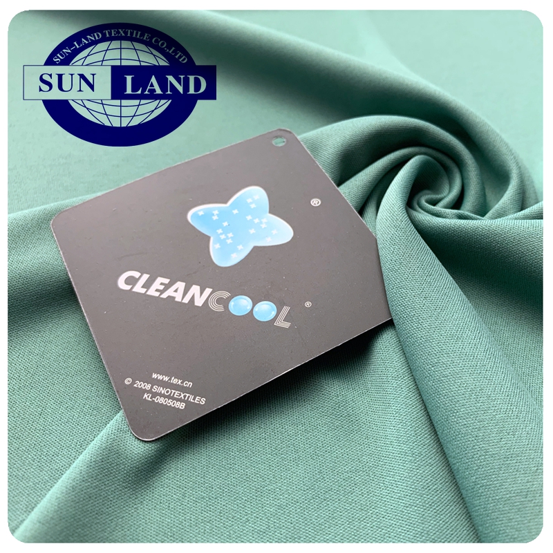 自贡FC014 速干银离子抗菌50D棉毛布 Dry fit silver ion antibacterial interlock